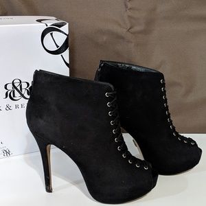 Peep Toe Platform Heels